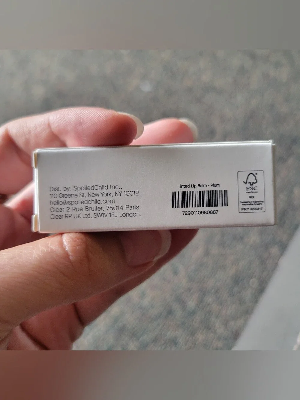 SpoiledChild Conditioning Tinted Lip Balm Plum
